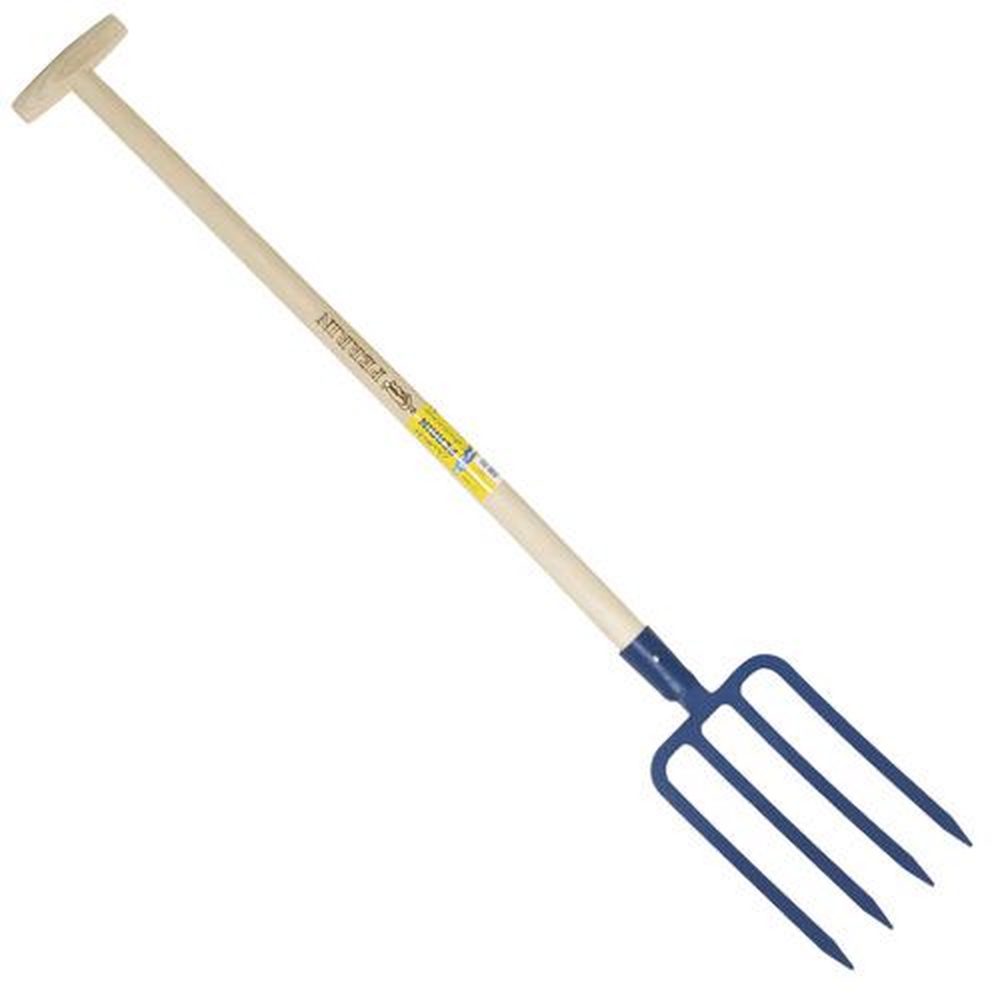 OUTILS PERRIN Fourche à bêcher douille 4 dents 29 cm manche béquille – 29 cm 2.000 Kg