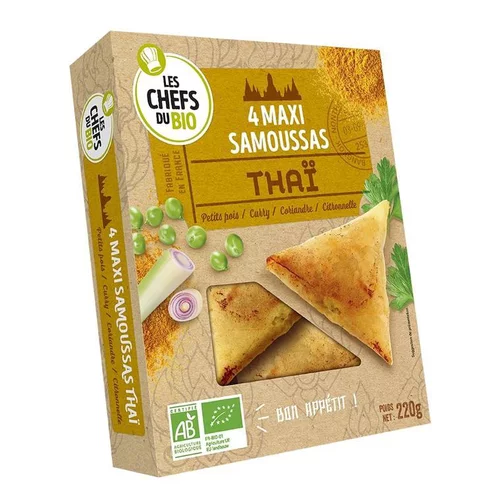 Maxi samoussas thai Les p'tits chefs du bio - 4 x 55 g