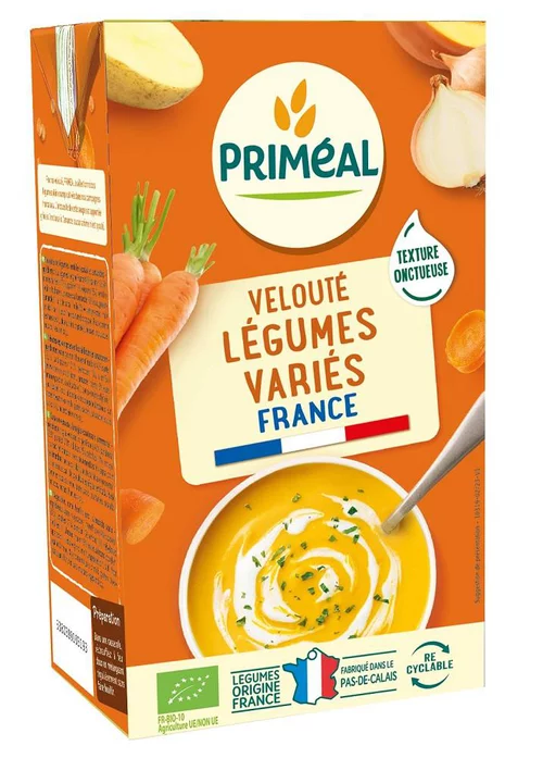 Velouté onctueux bio légumes Primeal - 1 L