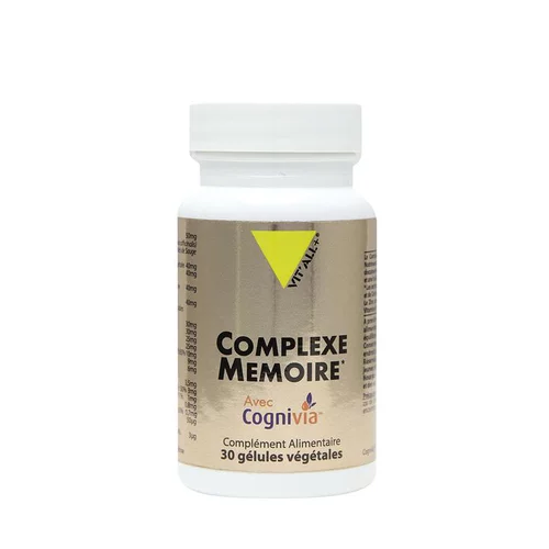 Boite de gélules Vit’All+ complexe mémoire avec cognivia - 30 gélules végétales