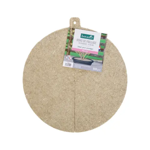 Rond de paillage en chanvre botanic® - Ø 40 cm
