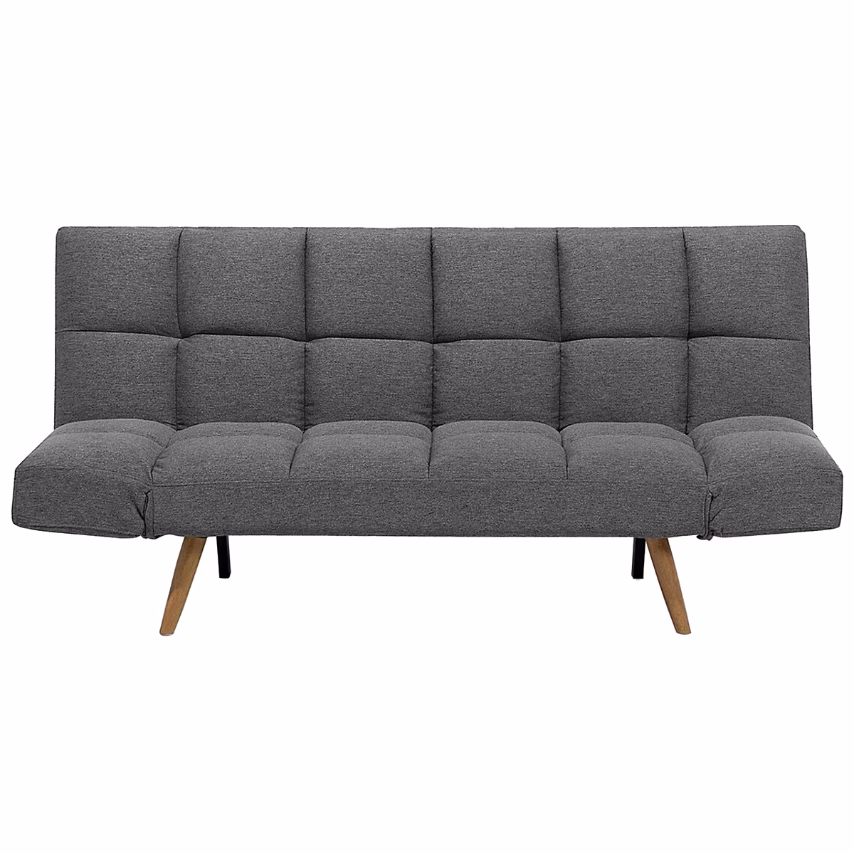Canapé-lit 2 places INGARO Tissu Gris foncé – Réf. MYALHHPLV6622310817