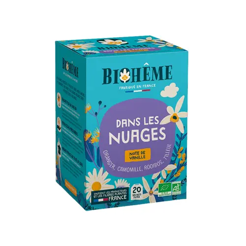 Infusion bio Biohême Dans les nuages - 20 infusettes