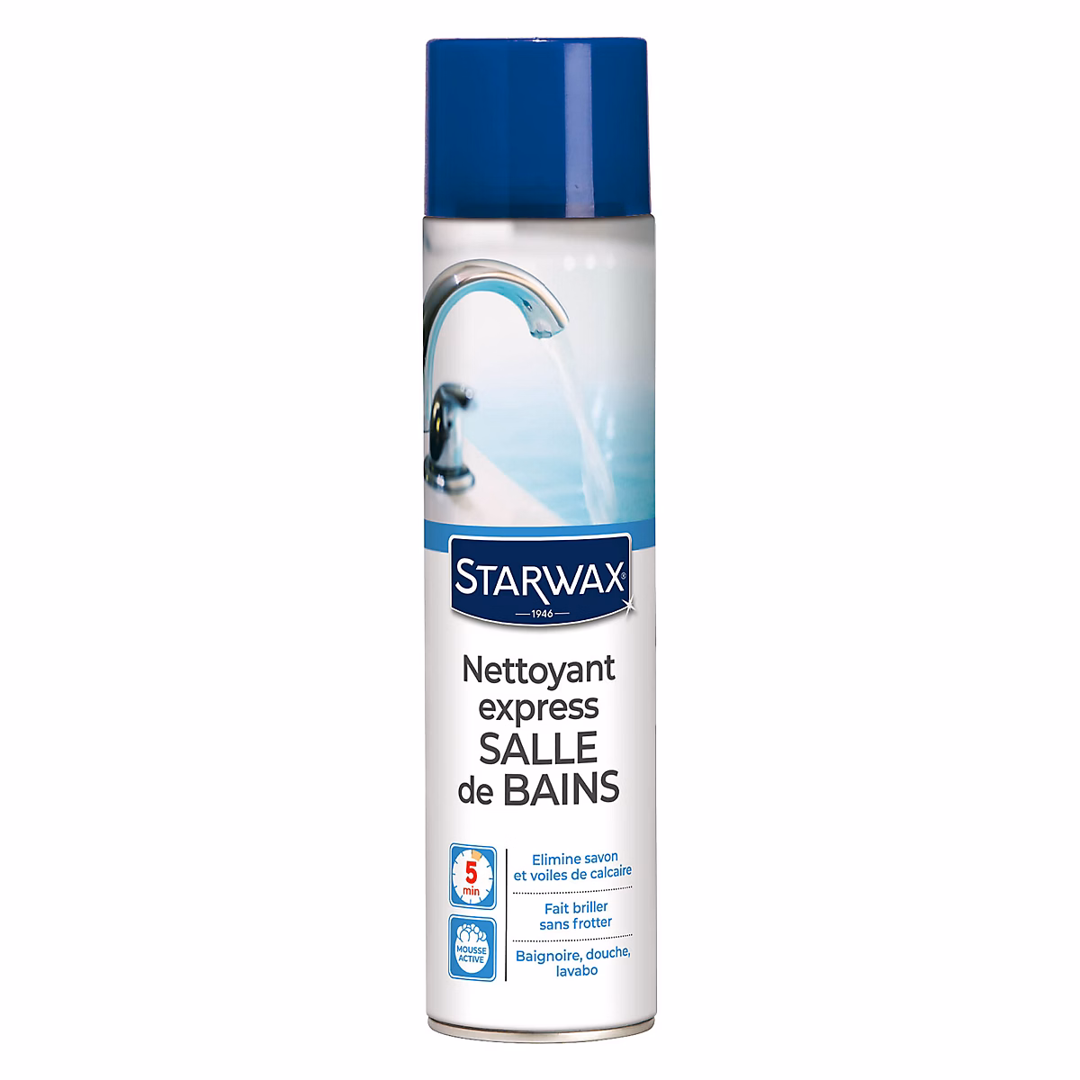 Produits d'entretien et de nettoyage – Aérosol nettoyant express salle de bains 600ml