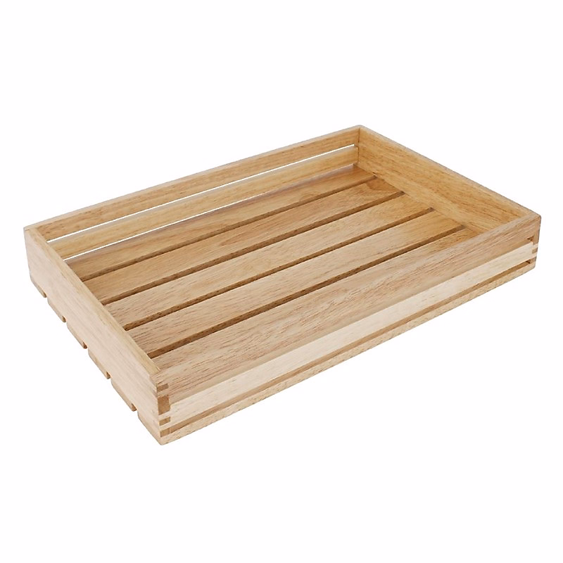 Caisse en Bois d'Hévéa pour Pain Fruits 50 mm – Olympia