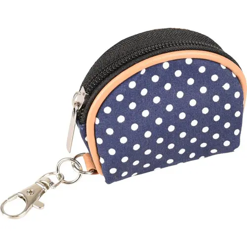 Distributeur de sacs à déjection coloris bleu en tissu Flamingo
