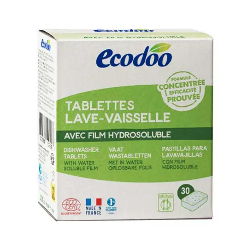 Tablettes lave vaisselle coloris blanc - 30 x 10 g