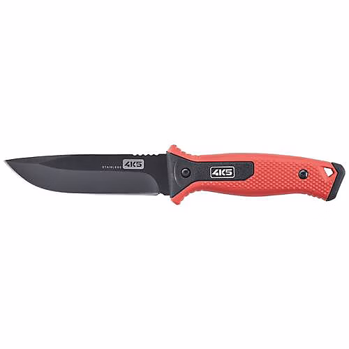 4K5 Tools TK 200 couteau à lame fixe 120 mm – poignée polymère rouge et noir