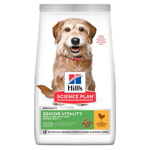Croquette pour chien mature de petite taille au poulet Hill's - 1,5 kg