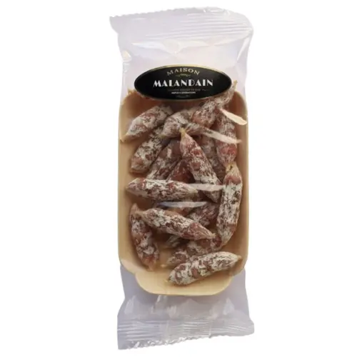 Mini saucisson sec pur porc nature Maison Malandain - 80 g