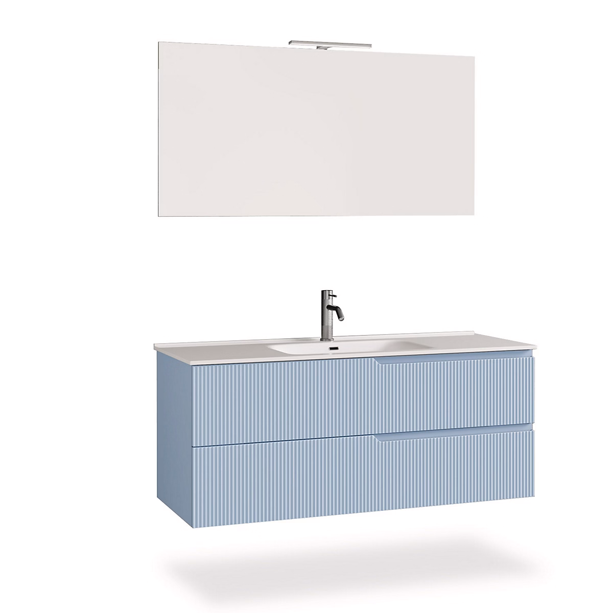 Ensemble meuble de salle de bains – Ensemble salle de bain 4 pièces VENERE bleu tiffany