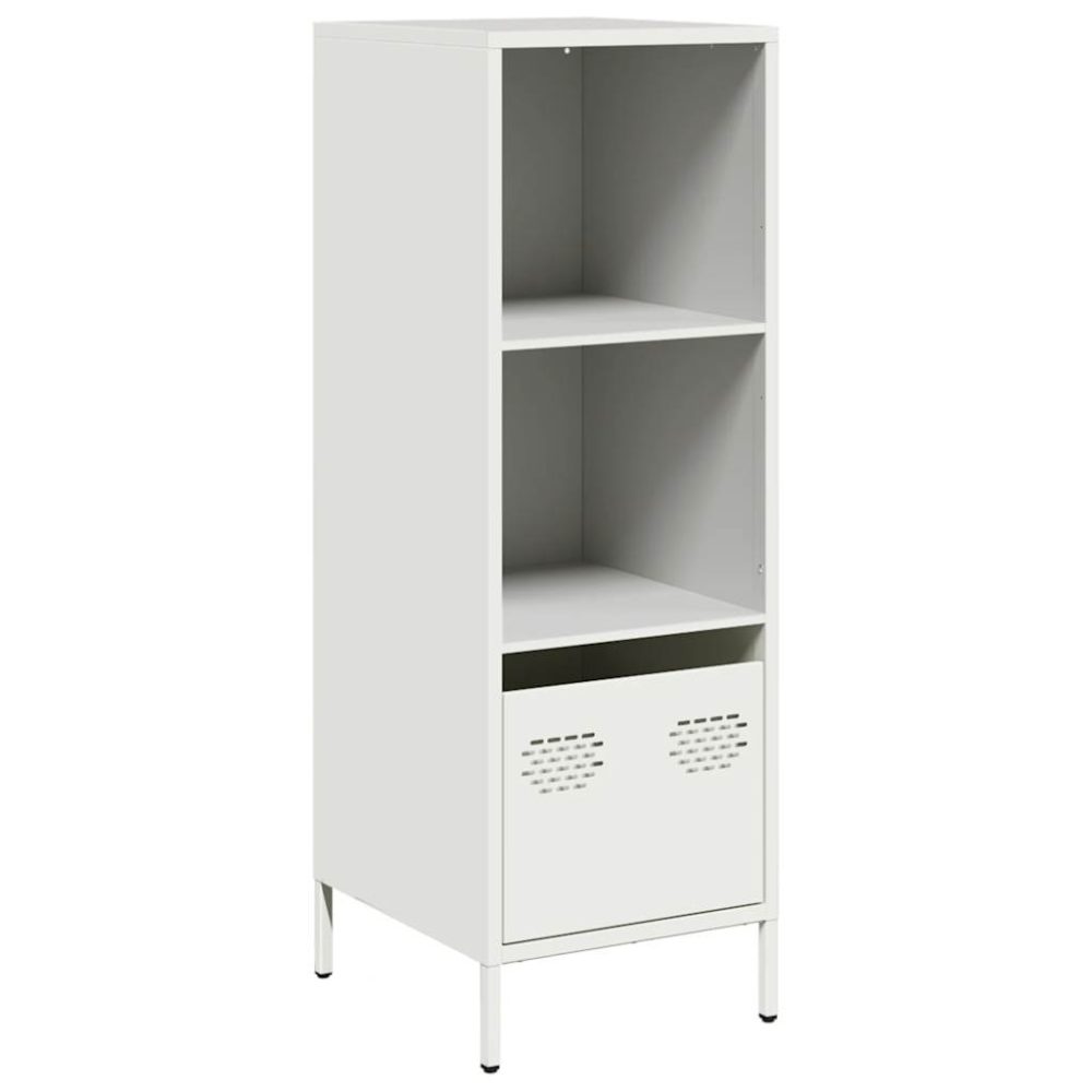 vidaXL Buffet haut blanc 35x39x103,5 cm acier – Mobilier de jardin