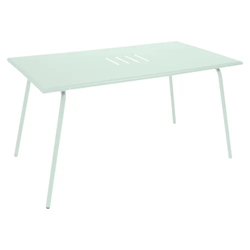 Table Monceau coloris vert en acier Fermob - 146 x 80 cm