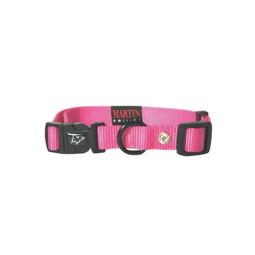 Collier chien réglable 16mm / 30-45cm rose