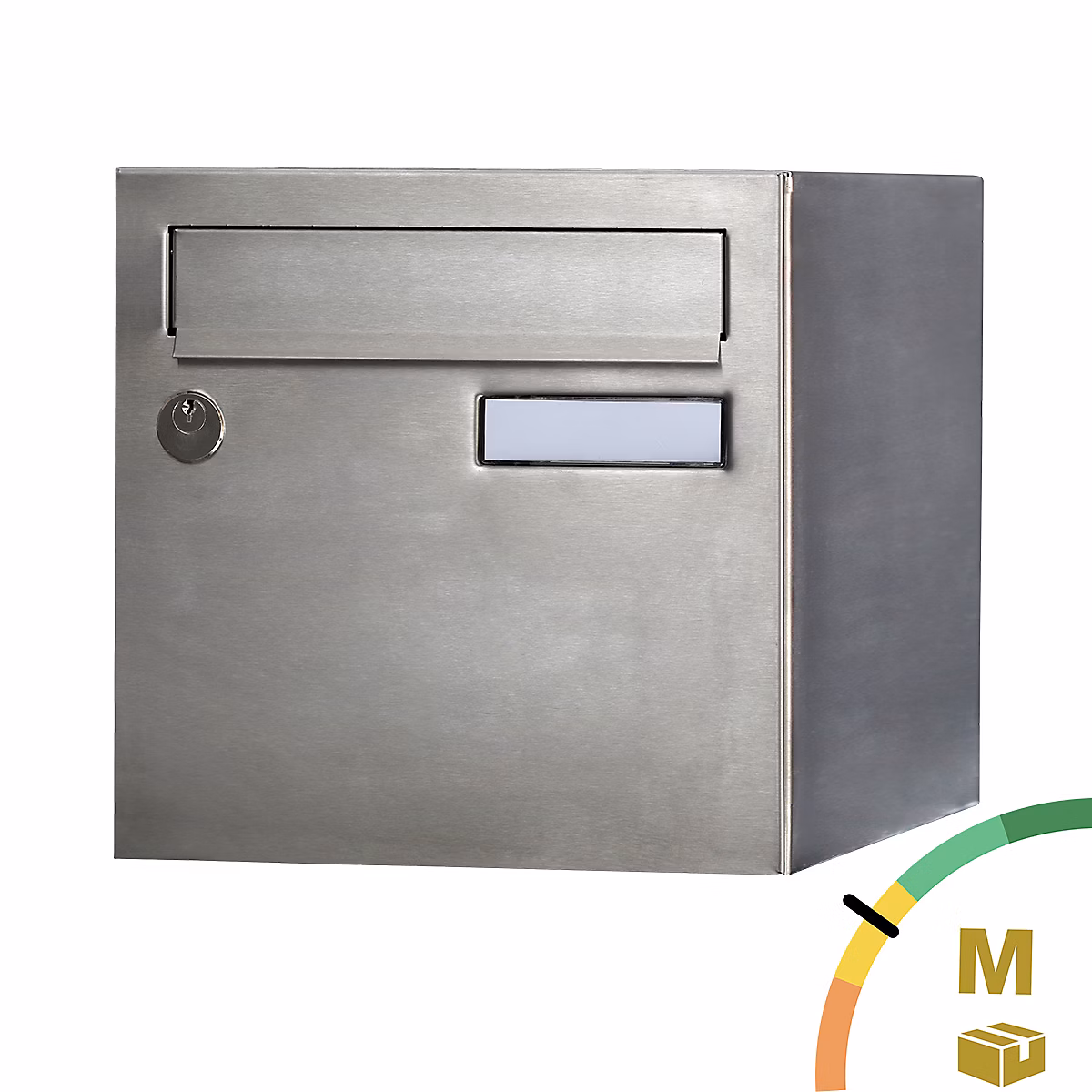 Boîte aux lettres, boîte à colis et accessoires – Boite aux lettres Rivage 1 porte inox brossé