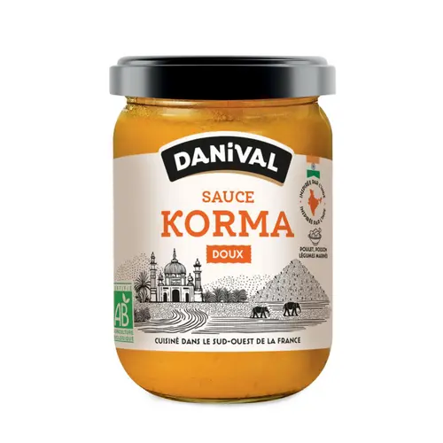 Sauce korma bio Danival - 345 g