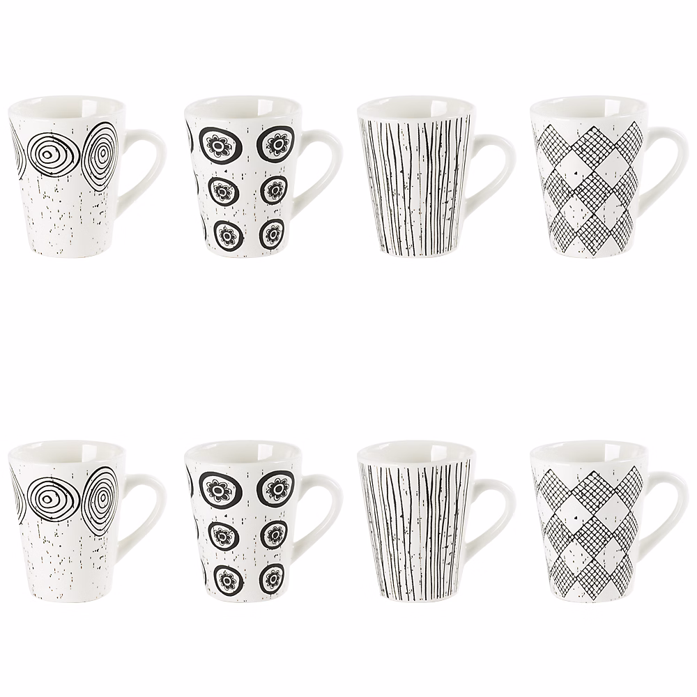 Vaisselle – Coffret de 8 tasses Palawan 9 cl