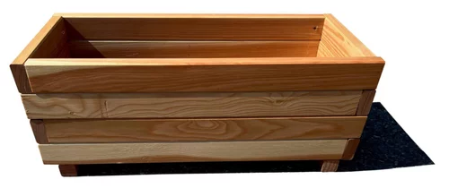 Bac en bois de Mélèze huilé Robin Hood Edelweiss - 70 x 30 x 27,5 cm