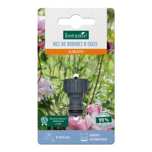 Nez de robinet botanic® - Ø 15 x 21 mm