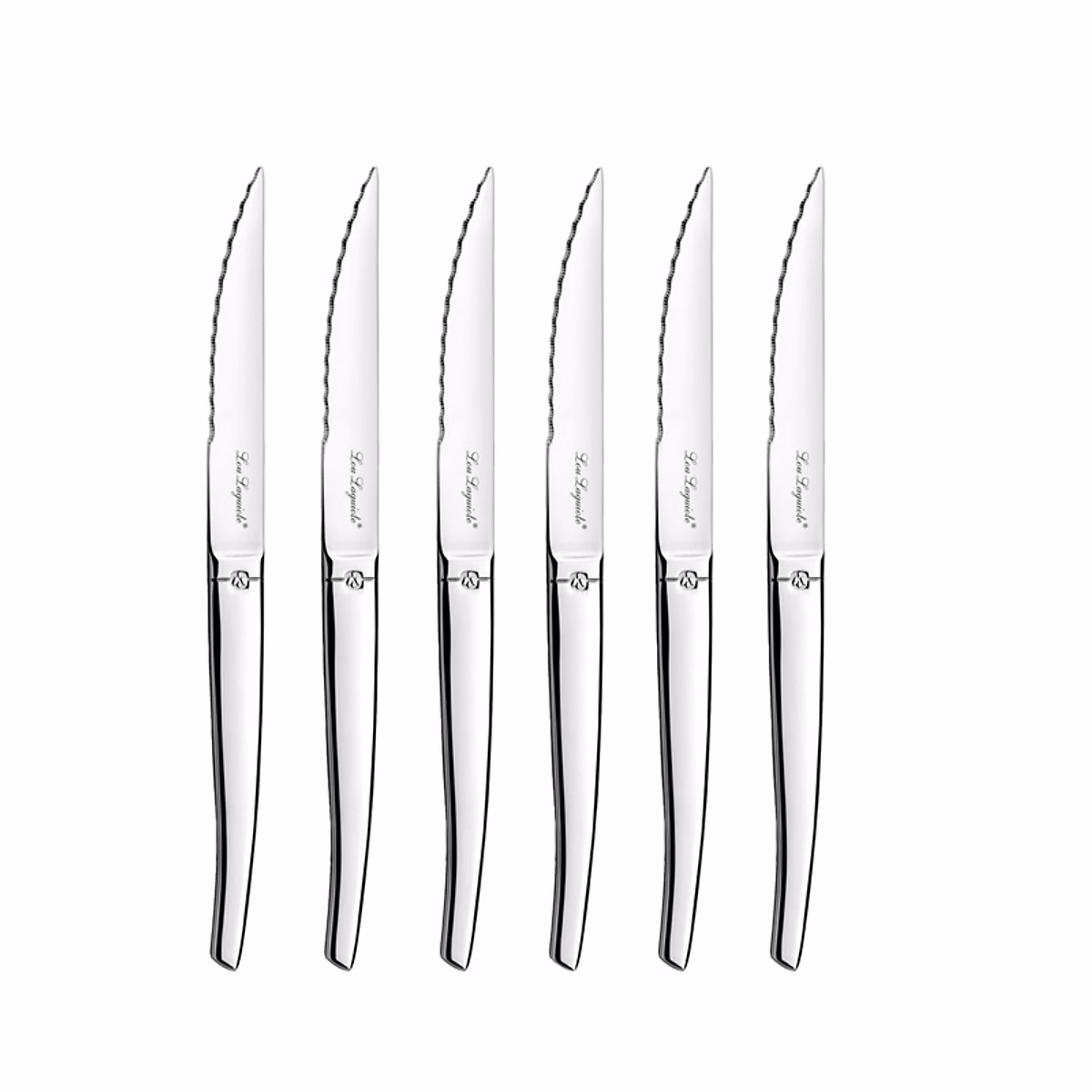 Couvert – Coffret de 6 couteaux à steak Amefa 823046 jet