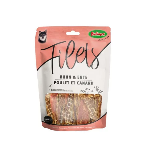 Filets de poulet et canard mixés Bubimex 300 gr