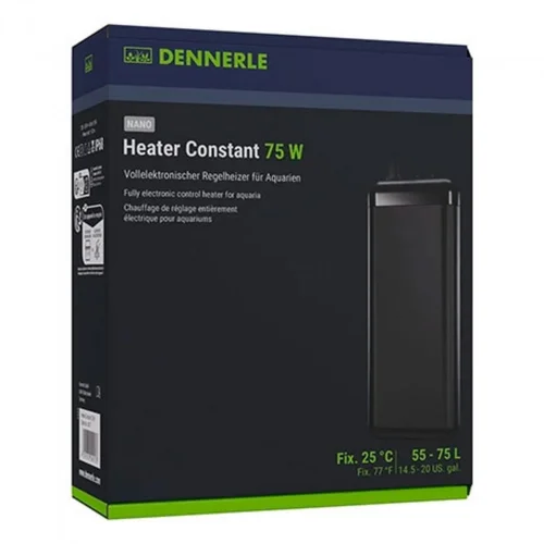 Chauffage aquarium 75 Watts, constante et efficace - DENNERLE Heater
