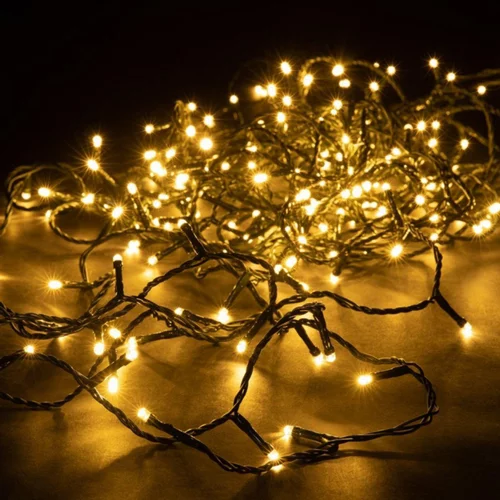Guirlande lumineuse LED à lumière animée blanc chaud sur secteur - 8 m