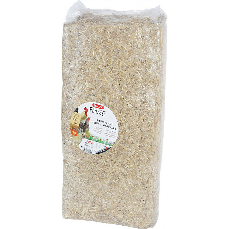 Litière paille naturelle pour basse-cour 240L Zolux – Réf. CDIUNMKDT5074321854