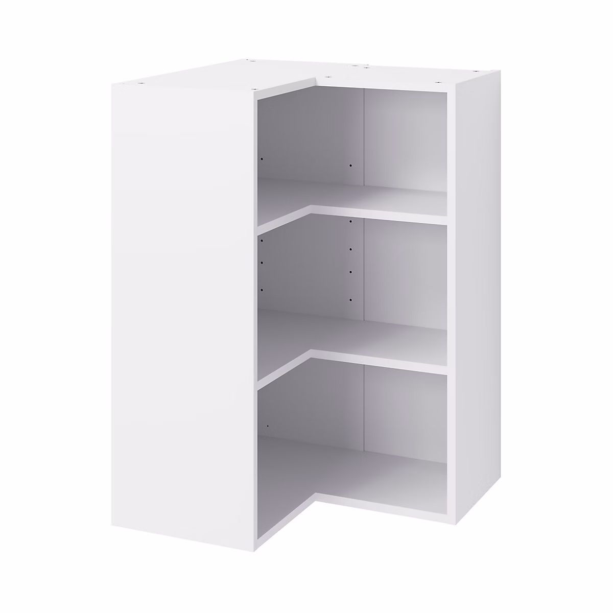 Caisson de cuisine – Caisson haut d'angle de cuisine 2 portes GoodHome Caraway Blanc H. 90 cm x l. 63 cm