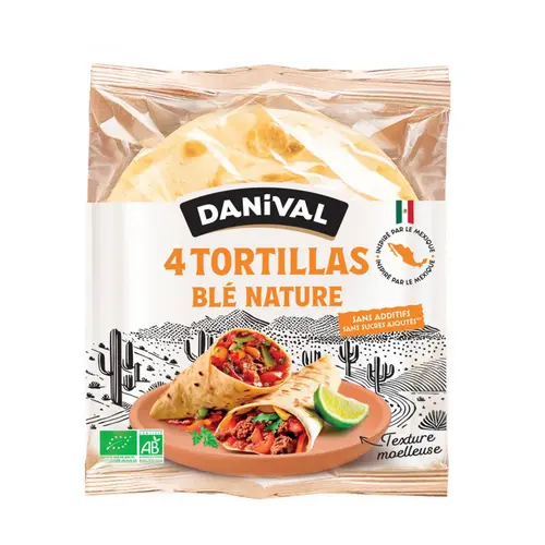 Wraps bio Danival - 300 g