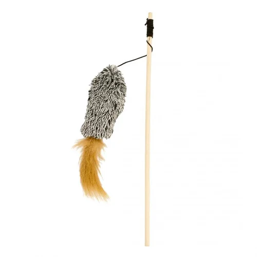 Canne à pêche pour chat coloris multicolore poisson puffer Duvoplus - 20 x 5 cm