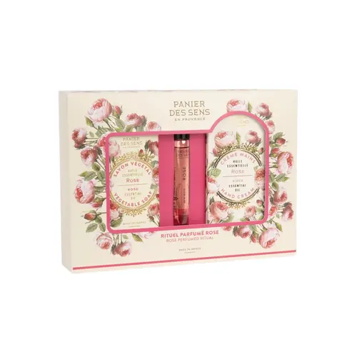 Coffret découverte rose Panier des Sens - les 3 pièces