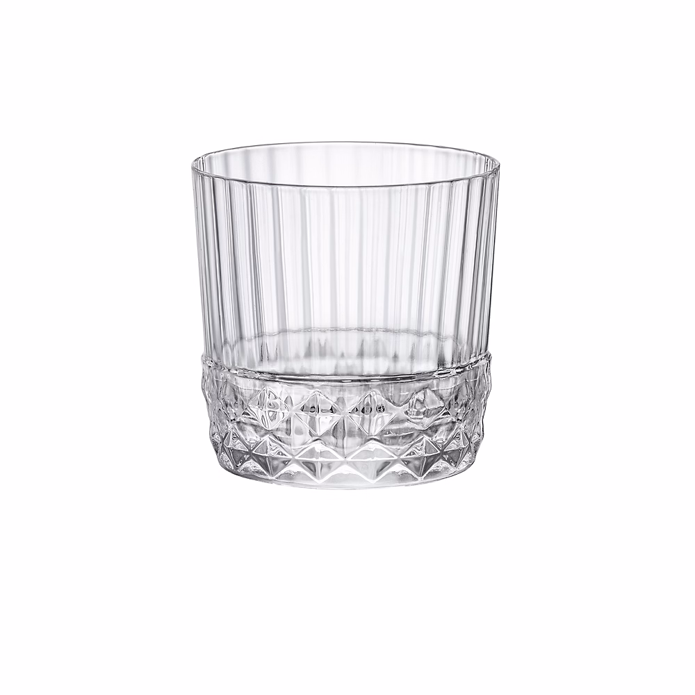 Verre – Boîte de 4 gobelets America forme basse 30 cl