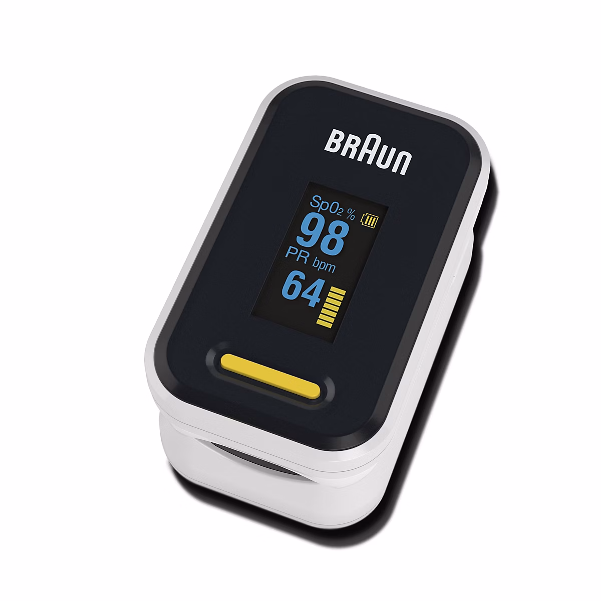 Braun YK-81CEU oxymètre de pouls Noir – Acier inoxydable