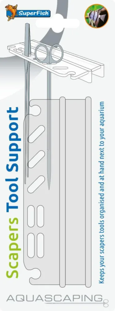 Support pour outil d'aquarium coloris transparent SuperFish Scapers Tool Support