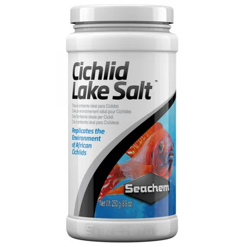 Sel pour Cichlid, enrichi en minéraux - SEACHEM - modèle Lake Salt - contenance 250g