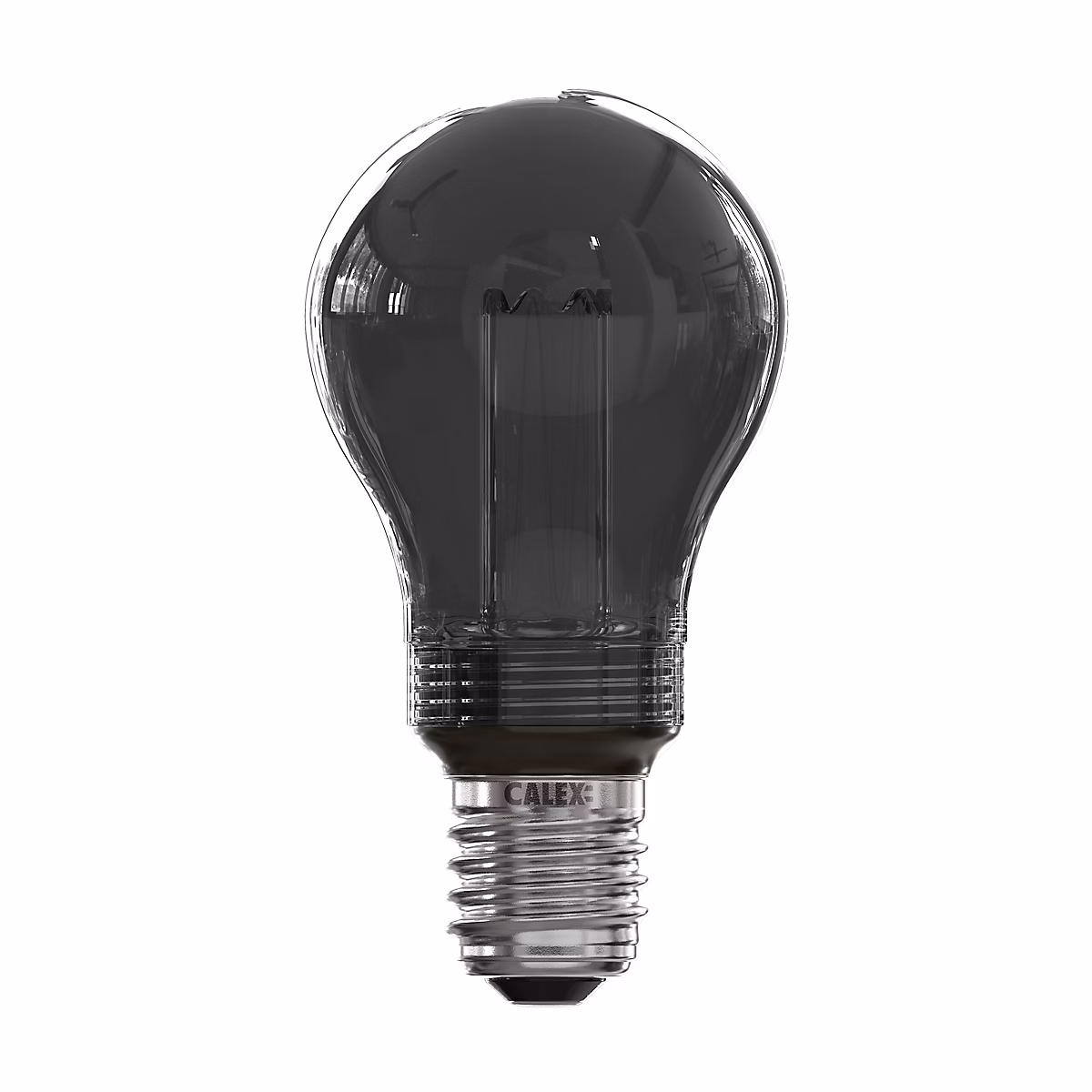 Ampoule LED Crown Glassfiber noir dimmable E27 A60 ⌀ 6cm 40lm 3 – 5W blanc chaud Calex