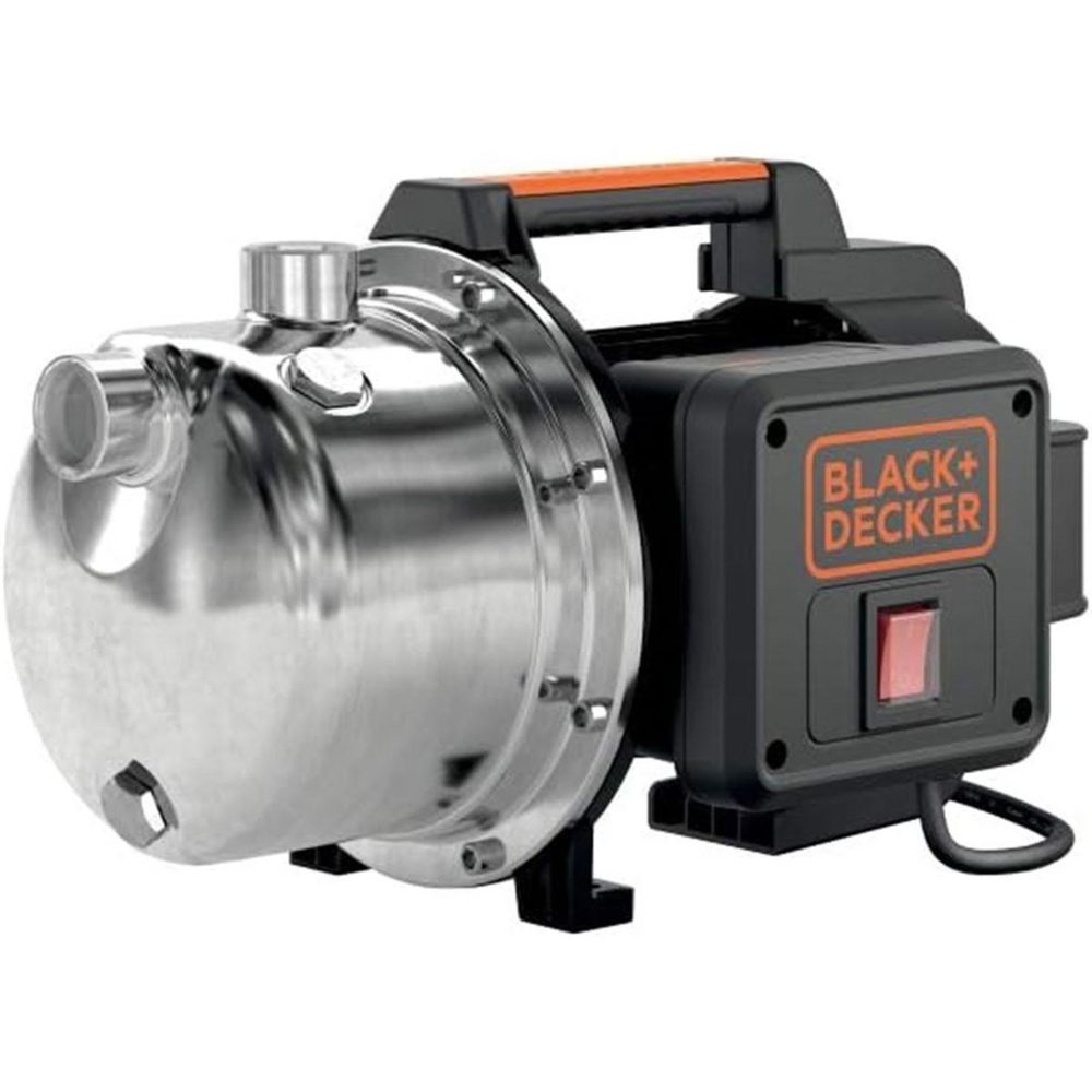 Black et Decker Pompe d'arrosage auto amorçante eaux claires 1100W 4.5 bar 230V Moteur induction BLACK & DECKER