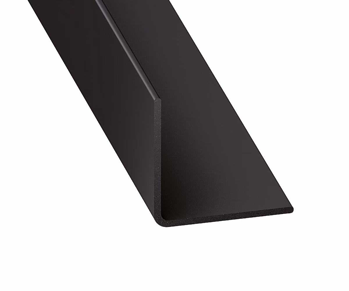 Cornière PVC anthracite 10 × 10mm – L. 2,6 m CQFD