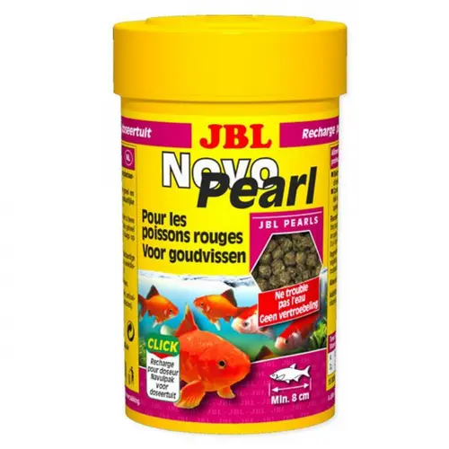 Nourriture spéciale poissons rouges - formulation unique JBL NovoPearl - contenance 250ml