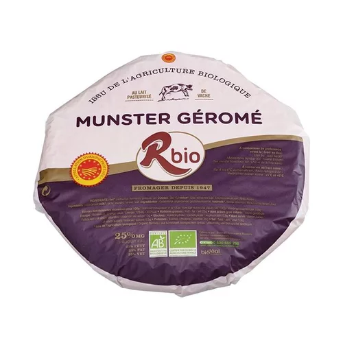 Petit munster géromé AOP bio Fromagerie Roussy - 200 g