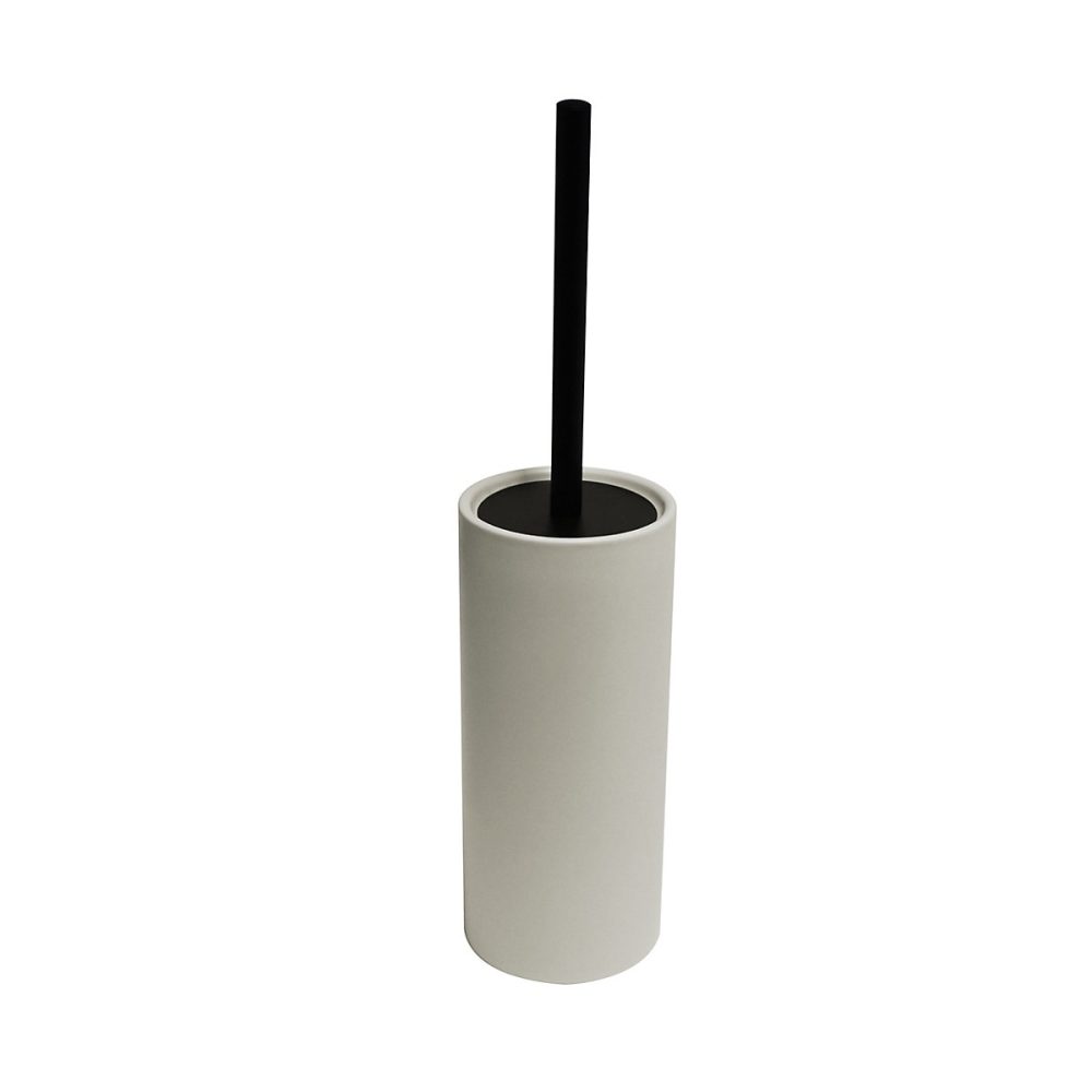 Accessoire WC – Brosse WC et support en céramique sable Lassane GoodHome