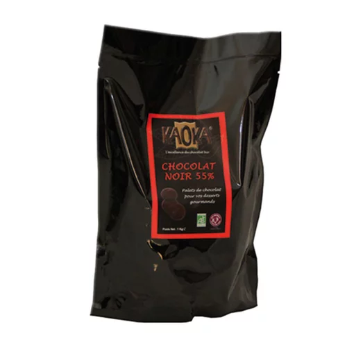 Palets noir 55% 1 kg KAOKA