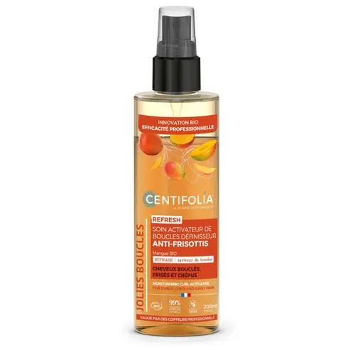 Soin activateur de boucles anti-frisottis bio Centifolia - 200 ml