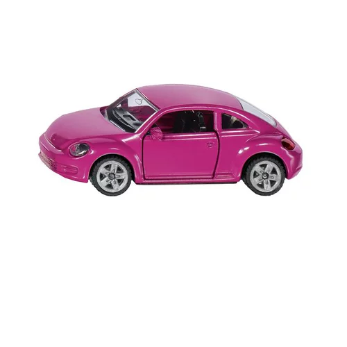 New Beetle rose avec stickers Siku - echelle 1/64e