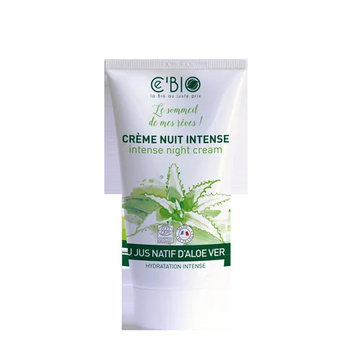 Crème Nuit Intense Tube 50 ml blanc