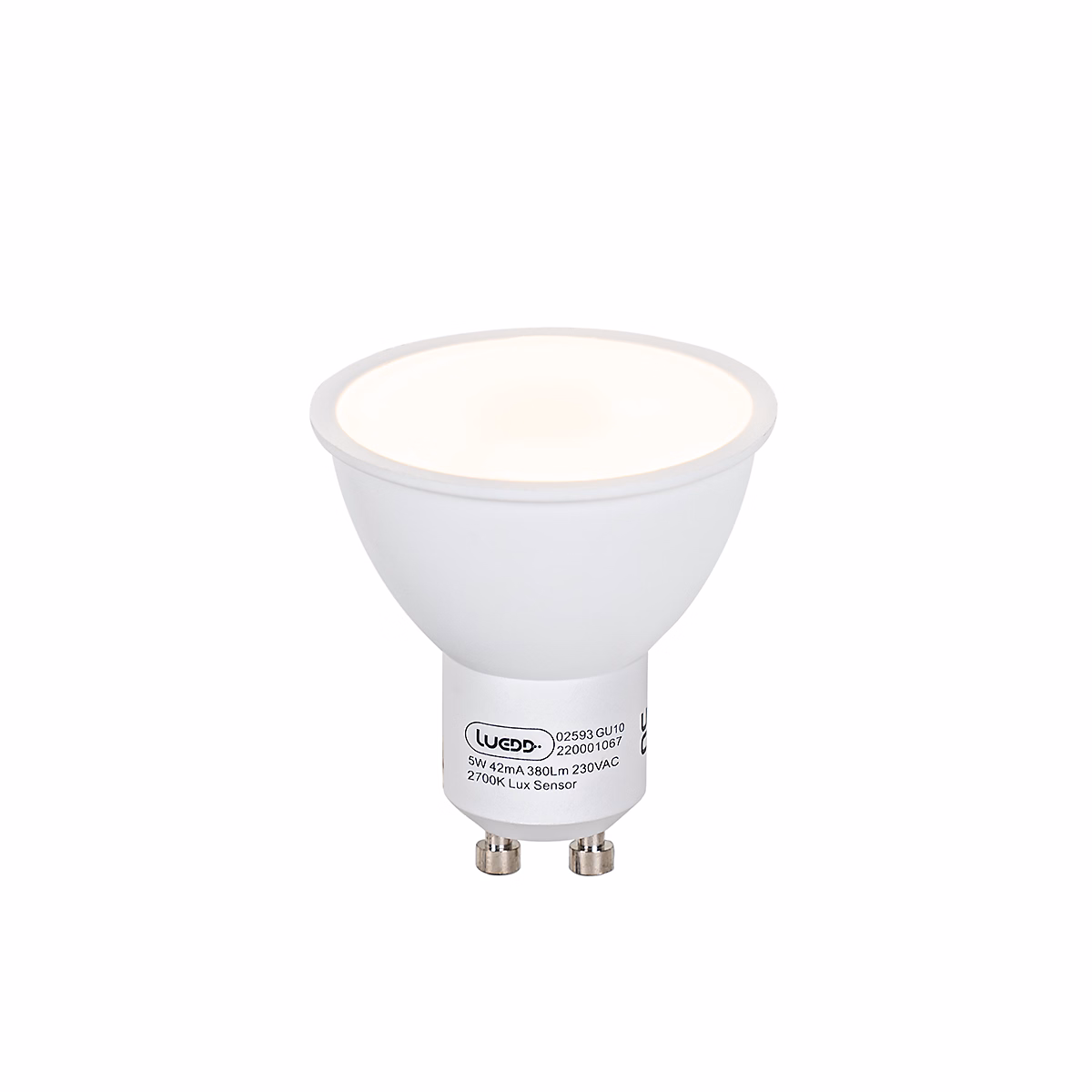 Ampoule LED GU10 avec détecteur crépusculaire 5W 380lm 2700K – Réf. ZLQDTSMCJ4292233641
