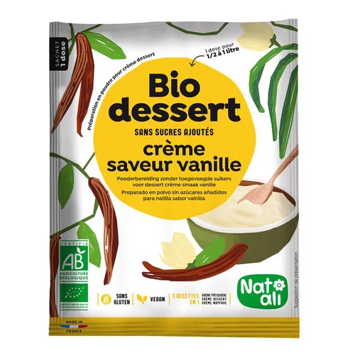 Biocrème à la vanille sachet 35g