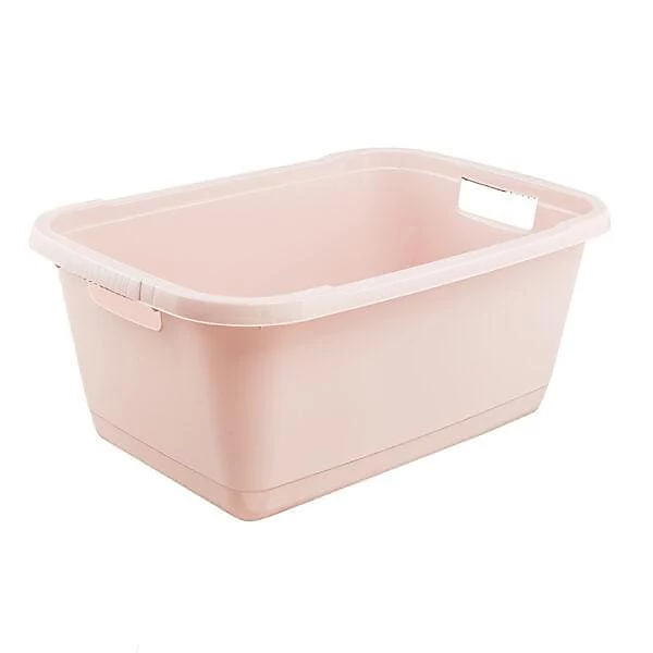 Bassine à linge élégante et pratique 52 litres – Rose