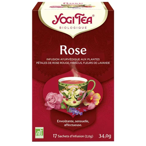 Yogi Tea Rose – La boîte de 17 sachets